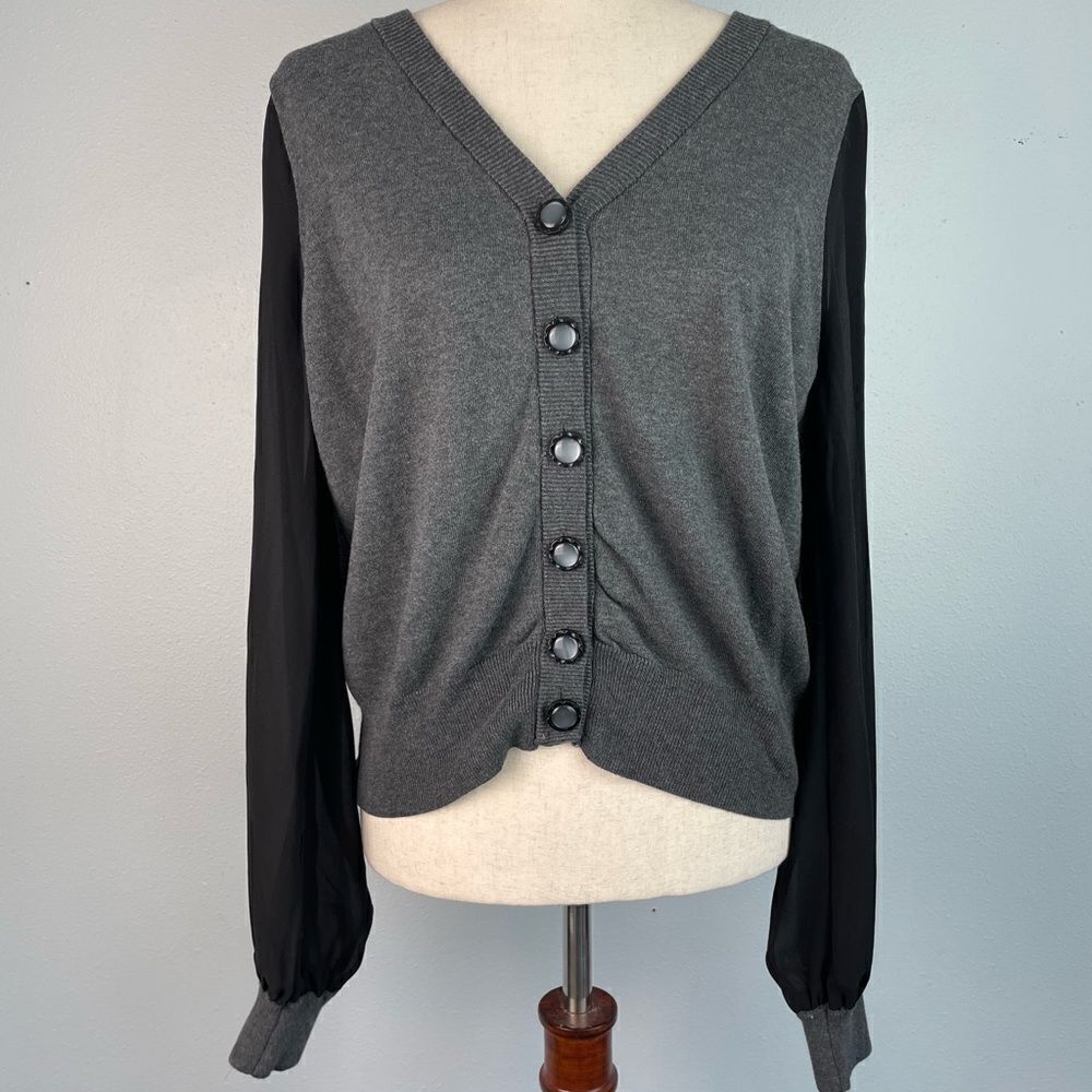 NWT Sharagano Studio Cardigan Sweater Size L